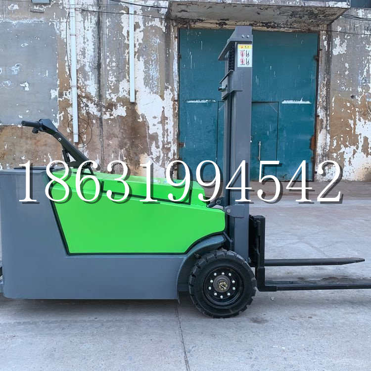 炉霍县小型电动叉车1吨2吨步行站驾式电瓶堆高充电装卸车液压升降车铲车